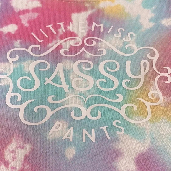 TIE DYE EUC BABY GIRLS SWEATSHIRT SIZE 12 MONTHS - Picture 1 of 6